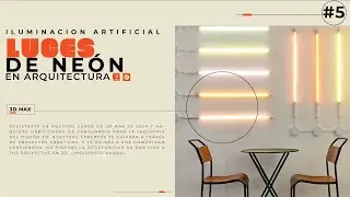 🟧VRAY LIGHTMESH Luces de NEON 3Ds Max y V-Ray 6 #5