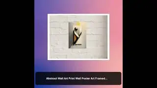Abstract Wall Art Print Wall Poster Art Framed Poster Canvas Modern Art Print Wood Aluminum Print...