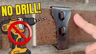 How to Hang Things on Brick WITHOUT Drilling &ndash; Brick Clips Tested!