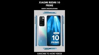 Xiaomi Redmi 10 Prime Quick Specifications #TCShorts #Shorts #TWSTC