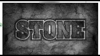 Rock Text Effect in Coreldraw - Ahsan Sabri