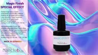 Finish UV-Gel Magic Effect von Nailclub Berlin - Produkdemo