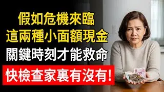 假如危機來了，帶「千元大鈔」是找死？資深生存專家：沒人找得開！家裡一定要囤這2種「小面額」現金！關鍵時刻買水買麵全靠它！#生活智慧 #養老生活 #養老金 #中老年