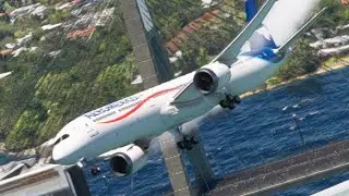 The most tiring landing in bad weather // game