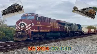 NS Lehigh Valley Heritage Unit & NS 4001 Back to Back in Cincinnati!