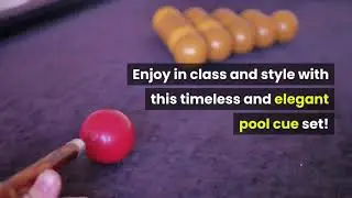 Pool Cue Set perfect for beginners & advanced shooters