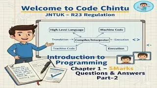 JNTUK R23  C Programming UNIT 1 Part 2  Programming Languages & Translators  5 Marks Q&A  Telugu