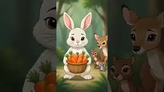 happy rabbit  #cartoon #animation #kids #mycuterabbit #animals #rabbit #banglastory