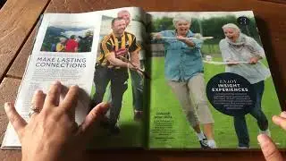 ASMR Softly Spoken Travel Magazine read through with tapping