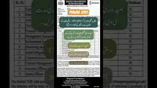 🌍 Punjab Clean Air Program Jobs 2025 | World Bank Funded Project #shorts #PCAP