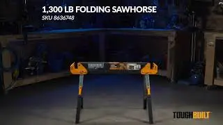 1,300 lb Folding Sawhorse \ Chevalet de sciage pliable, 1 300 lb - 8636748