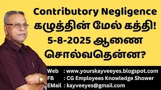 715 - Contributory Negligence - Knife to the neck! What does the 5-8-2025 order say?