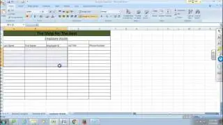 Video Instructions- Create an Employee Roster