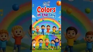Colors in the Sky 🌈 | Learn Colors with Music | Fun Kids Song | Andy Kids TV