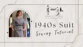 Vintage 1940s Women's Suit - Haslam Dress System - Pattern Drafting & Sewing