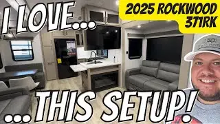 A DIFFERENT Style for a Rear Kitchen RV? 2025 Rockwood Signature 371RK