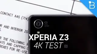 Sony Xperia Z3 4K Video Test!