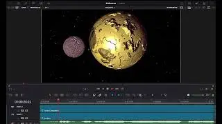 Amazing! How to  make planets and satellite orbiting motion graphics| 4U Videos | #davinciresolve