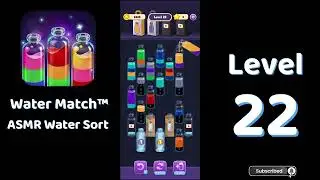 🌊 Water Match Level 23 | Water Match ASMR Water Sort | Go Answer