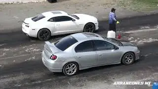 Neon SRT-4 vs Camaro SS | Arrancones