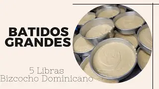 BATIENDO 5 LIBRAS DE BIZCOCHO DOMINICANO, BATIDOS EN GRANDE CANTIDADES BIZCOCHO DOMINICANO