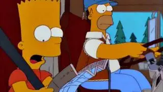 Homer singing 