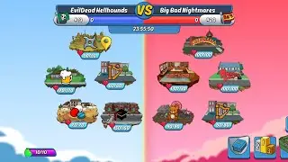 Animation Throwdown, Siege, EvilDead Hellhounds vs Big Bad Nightmares 