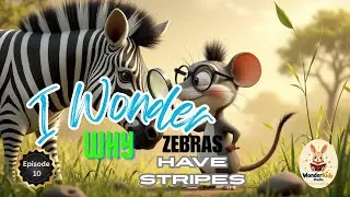 I Wonder Why Zebras Have Stripes?  | Fun Animal Facts | Animal Dance Song | Kids Learning