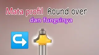 fungsi mata router round over untuk ukiran @Ukirkayu