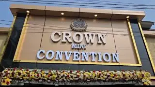 The grand inauguration of Crown Mini Convention Hall in Karimnagar came to fruition.