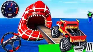 Impossible Monster Truck Stunts 🚛 | Extreme Mega Ramp Truck Racing Gameplay