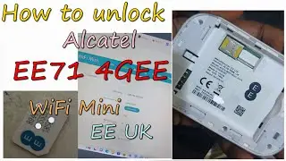How to Unlock Alcatel EE71 4GEE WiFi Mini EE UK