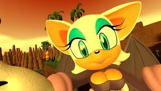 Rouge the Bat Hugs and Kisses You/コウモリのルージュがあなたに寄り添う[SFM SONIC CARTOON]