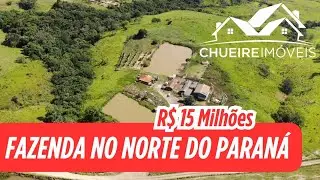 FAZENDA NO NORTE DO PARANÁ - Com Infraestrutura Completa!