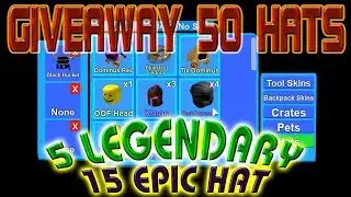 Mining Simulator - Free 50 Hats - 5 Legendary Hats