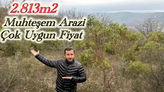 Çok Uygun Fiyata Muhteşem Manzaralı 2.813m2 ARAZİ