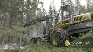 Yläharvennusvideo ja metsänomistajan haastattelu