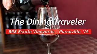 Wine Tasting at 868 Estate Vineyards in Loudoun County, Virginia