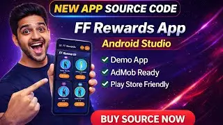 FF Rewards App Source Code | Android Studio Project | AdMob Ready Source Code | Full Source Code
