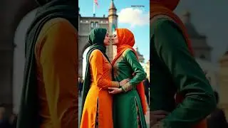 Hijabi Kiss on London Bridge! 💋🔥 | Viral Love Moment 2025