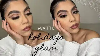 MATTE HOLIDAY GLAM MAKEUP LOOK I 2021