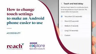 How to Use Touch Accessibility on Android | Touch & Hold Delay, Tap Duration, Ignore Repeat