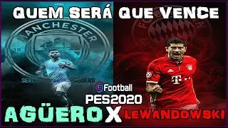 AG&Uuml;ERO X LEWANDOWSKI QUEM SER&Aacute; QUE VENCE ESTE DESAFIO??? - XBOX ONE PES 20
