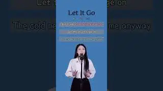Let it go (Frozen) ❄ | Singing Duet Challenge 🎤 | Sing with me #shorts