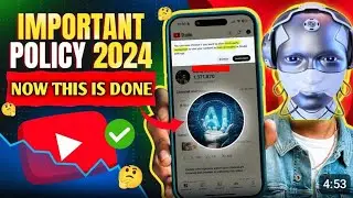 Youtube Important Policy 2024 | Now what is this? Train AI Models in Studio? 🥹
