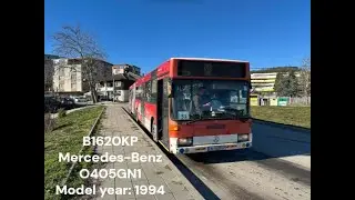 [SOUND ONLY] B 1620 KP Route 31 - 1994 Mercedes-Benz O405GN1