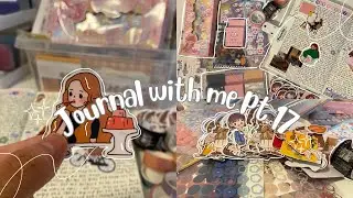 [ASMR] 🍡journal with me w cute stickers ˚ ༘ ೀ⋆｡˚ cosy, aesthetic, cute