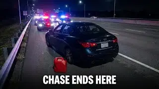 Police Chase Becomes Bizarre When Suspect Stops for Gas