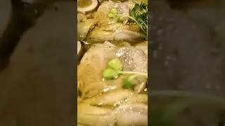 JAPAN RAMEN REVIEW: Full Meal with Chashu, Egg & Clear Broth (Torigara Shoyu) #shorts