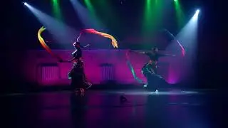 D&uacute;o fusi&oacute;n &aacute;rabe flamenco. Show Al Andaluz, agosto 2025. Danzas Alhambra Olavarr&iacute;a.